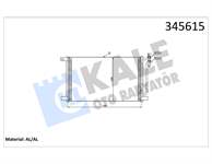 KLIMA RADYATORU BMW E46  X3 E83 DIZEL