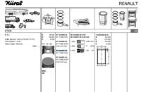 MOTOR PISTON SEGMAN CLIO MEGANE SYMBOL SANDERO LOGAN 1,4 8V K7J (79,50mm) / (050)