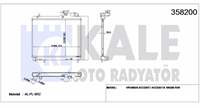 MOTOR SU RADYATORU ACCENT ADMIRA 03 05 1,5 DIZEL 3 SILINDIR MANUEL (360X458X16)