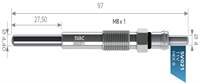 KIZDIRMA BUJISI 11V P407 P607 P807 C8 C5 II C5 III C6 C CROSSER DW12TED4 (2,2HDI 16V)