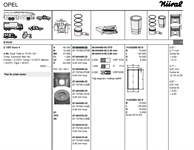 MOTOR PISTON+SEGMANI AGILA 1.3 CORSA 1.3 MERIVA 1.3 TIGRA 1.3 ALBEA 1.3 MULTIJET DOBLO 1.3 MULTIJET PALIO 1.3 MULTIJET SUZUKI 1.3 MULTIJET Z 13DT 4 SIL. DIZEL 1248 CC-70 PS 18:1-TURBO, COMMON RAIL (EURO4) (69,60MM STD)