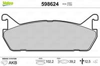 ARKA FREN BALATASI DISK MAZDA 323 92-94