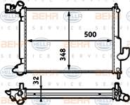 MOTOR SU RADYATORU X20DTH Y20DTH VECTRA B 96>