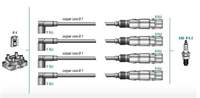 BUJI KABLO SETI VW GOLF 4 AUDI A3 AKL MOTOR 98 01