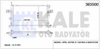 MOTOR SU RADYATORU BRAZING (MANUEL) ASTRA G ZAFIRA A X16XEL Z16XE 98> 10