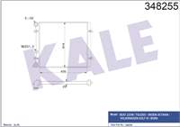 MOTOR RADYATORU ( 430×414,5X23 ) BORA LEON GOLF IV 99>06 TOLEDO 00>02 OCTAVIA 99>08 1,4I / 1,6I MANUEL