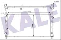 MOTOR SU RADYATORU (+AC) TRANSIT V184 2,4TDCI 115PS / 120PS / 125PS 01>06 KLIMALI