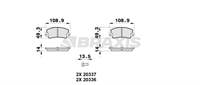 ARKA FREN BALATASI RENAULT ESPACE II R21 R25