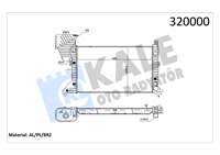 MOTOR SU RADYATORU (MANUEL SANZIMAN) MERCEDES SPRINTER 901>904 96>06