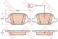 ARKA FREN BALATASI LINEA 1,3D MULTIJET 06 09> 1,4 / 1,4T JET 06 07> / 1,6 / 1,6D MULTIJET 06 09> CIFT FISLI