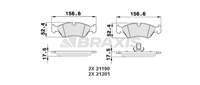 ON FREN BALATASI ASTRA F 92>98 VECTRA A 89> 95 VECTRA B 96> 02