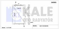 MOTOR SU RADYATORU DAF XF 105 RADYATOR (CERCEVELI) / (MT)