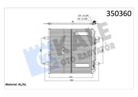 KONDENSER MERCEDES BENZ ATEGO