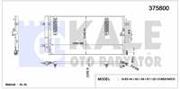 KLIMA RADYATORU A4 1.8 / 2.0TFSI 2.0TDI 08>16 A5 1.8 / 2.0TFSI 2.0TDI 07>17 Q5 2.0TFSI / TDI 08>