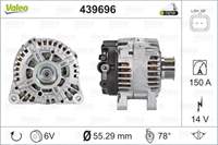 ALTERNATOR (150 AMP) P107 P206 P307 C1 C2 C3 C3 PLURIEL DV4TD (1,4HDI 8V) PARTNER II BERLINGO II 1,6HDI 2,0HDI P40P P607 C5 II C8 EW10J4 / EW12J4 (2,0 16V / 2,2