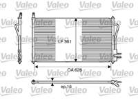 KLIMA RADYATORU FOCUS II 1.4 16V / / 1.8TDCI / 1.6 ZETEC S 16V (98 04) OLCU: (628×361×16)