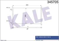 KLIMA RADYATORU HONDA CIVIC 1.4 1.6 2001 2005