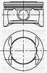 MOTOR PISTON+SEGMAN KOMPLE STD (73,40MM) CORSA C – CORSA D – ASTRA H – AGILA A – Z12XEP