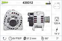 ALTERNATOR 12V 120A A3 A4 GALAXY CORDOBA IBIZA LEON TOLEDO FABIA OCTAVI 1,6 / 1,8T / 1,9TDI / 1,9SDI 98>03