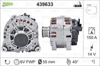 ALTERNATOR 12V 150A FORD FIESTA VI 1,4 / 1,6 TDCI 08>12  MAZDA 2 (DE_, DH_) 1.4 MZR-CD 08>15