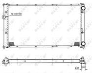 MOTOR SU RADYATORU CADDY 1,4I (AEX) 1,6I (1F) 1,9D (1Y) 96> KLIMALI (BRAZING RADYATOR)