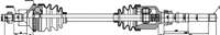 AKS SAG KOMPLE P406 YM (DIS FREZE:25 IC FREZE:24 BOY: 910MM) XU7JP4 (1,8 16V) EW10J4 (2,0 16V) ABSLI:48 DIS