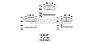 ON FREN BALATASI D MAX 8DH 2.5 DITD / 2.5 DITD 4×4 / 3.0D 4×4 10 / 06 07 / 08 SONRASI URETILEN ARACLAR ICIN