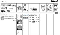 PISTON SEGMAN Z14XE ASTRA G CORSA C (77,60MM) STD