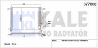 KLIMA RADYATORU AVEO KALOS T200 T250 (560×457.5×18)