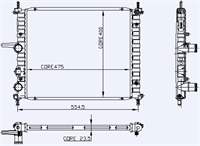 MOTOR RADYATOR MAREA BRAVA BRAVO 1,6I 16V (1 SIRA ALB) / (475X400X23,5)