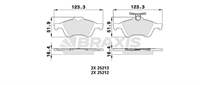 ARKA FREN BALATASI LAGUNA II III VECTRA C C MAX FOCUS II 04 /> FOCUS II C MAX (03 07) CONNECT 1,8TDCI 02 /> VOLVO S40 JAGUAR XF / XJ / XK MAZDA 3 MAZDA 5 P508 C5 III