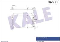 MOTOR SU RADYATORU MOKKA1.6I - AVEO - TRAX 13 > OTOMATIK (580X398X16)