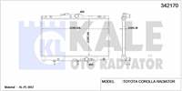 RADYATOR COROLLA / COROLLA COMPACT / LIFTBACK / WAGON 1,4 / 1,6 00 02