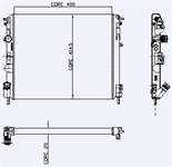 MOTOR RADYATORU CLIO II KANGOO LOGAN 1,2I / 1,4 / 1,5 / 1,6 / 1,9 (478,5X412,5X26) / (2 SIRA AL+PL SISTEM)