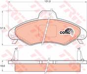 ON FREN BALATASI ESCORT 90>00 ORION 1,3 / 1,4 / 1,6 90>93 FISLI