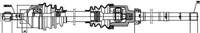 AKS SAG KOMPLE C3 DV4TED4 (1,6 HDI 16V) C3 C3 II (DIS FREZE: 21, IC FREZE: 24, BOY: 854MM) (M20*1,5)ABSSIZ