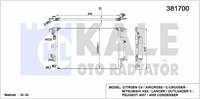 KLIMA RADYATORU ASX LANCER OUTLANDER 2009> P4007 P4008 C4 AYRCROSS C CROSSER 10>