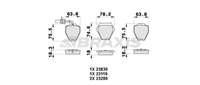 ON FREN BALATASI FISLI AUDI A4 S4 QUATTRO 97>01 A4 A6 2.7 T 2.7 T QUATTRO 99>05