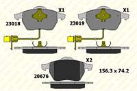 ON FREN BALATASI A4 A6 1,8T 1,9TDI 95> PASSAT 1,8T 1,9TDI 95 00 GOLF IV 1,9TDI SUPERB 02>